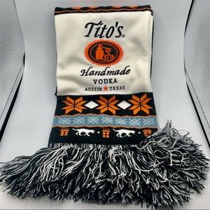 NWOT Tito’s Vodka Ugly Sweater Scarf